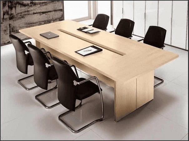 Bàn họp gỗ công nghiệp đẹp