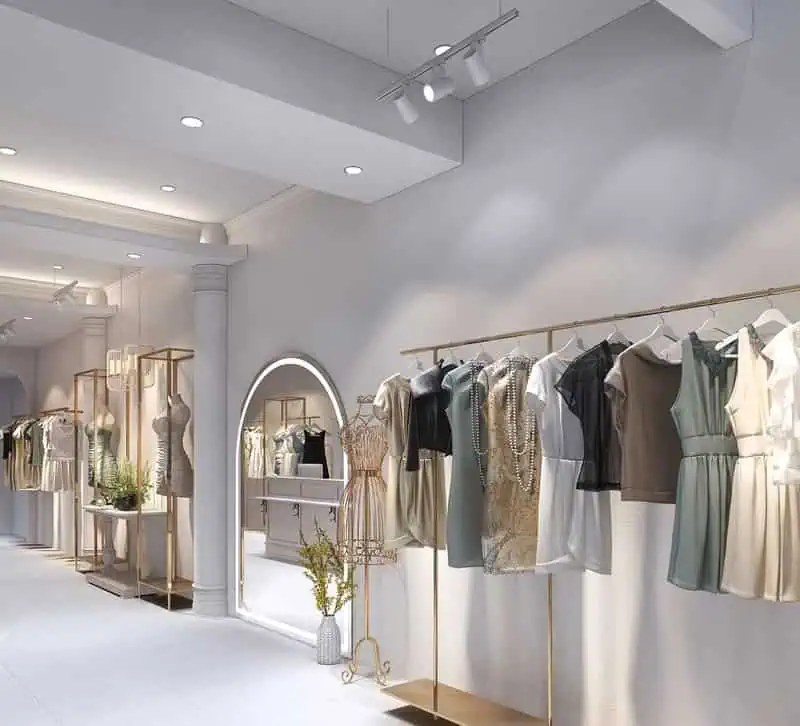 Thi công shop quần áo