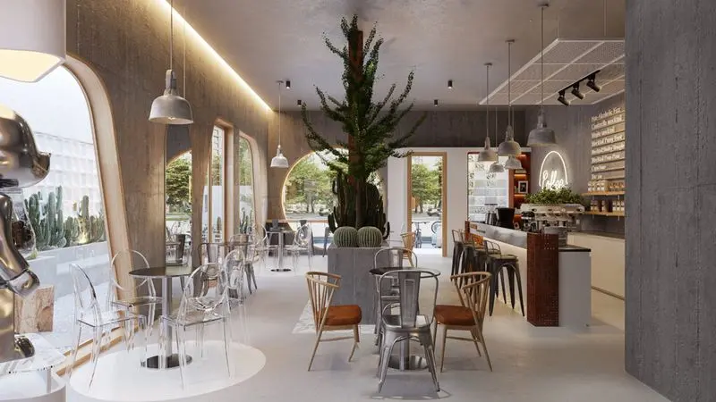 Mẫu thiết kế quán cafe đẹp thu hút khách