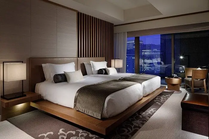 Nội thất phòng ngủ khách sạn 3 sao