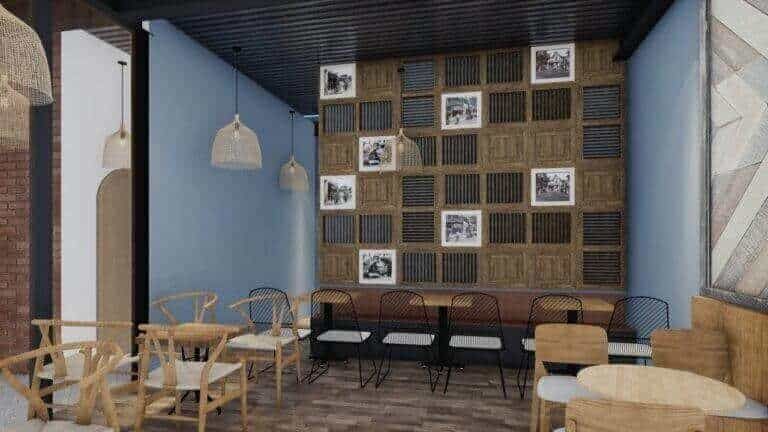 Quán cafe cổ điển tại Củ Chi