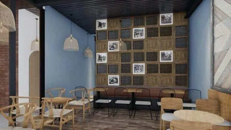 Quán cafe cổ điển tại Củ Chi