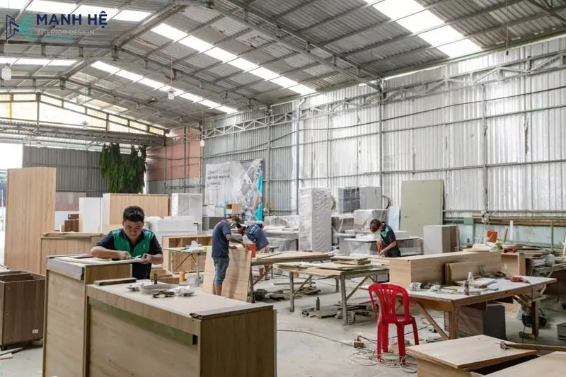 Đơn vị nội thất có xưởng riêng