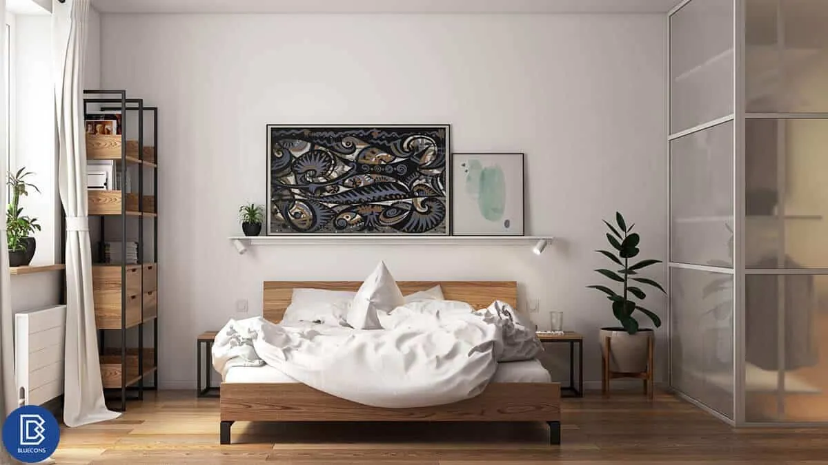 Thiết kế nội thất nhà phố 5x20 đẹp, hiện đại - BLUECONS