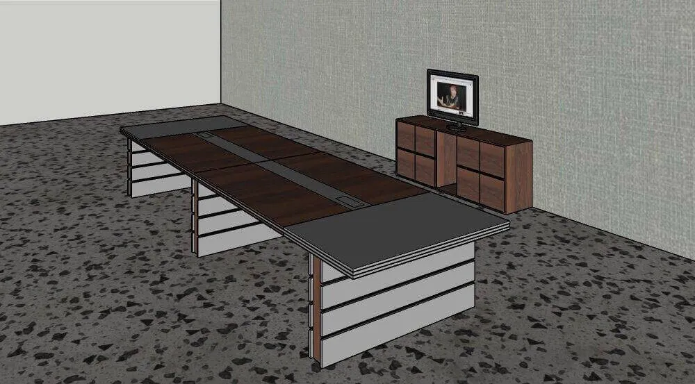 Bàn họp văn phòng gỗ đẹp