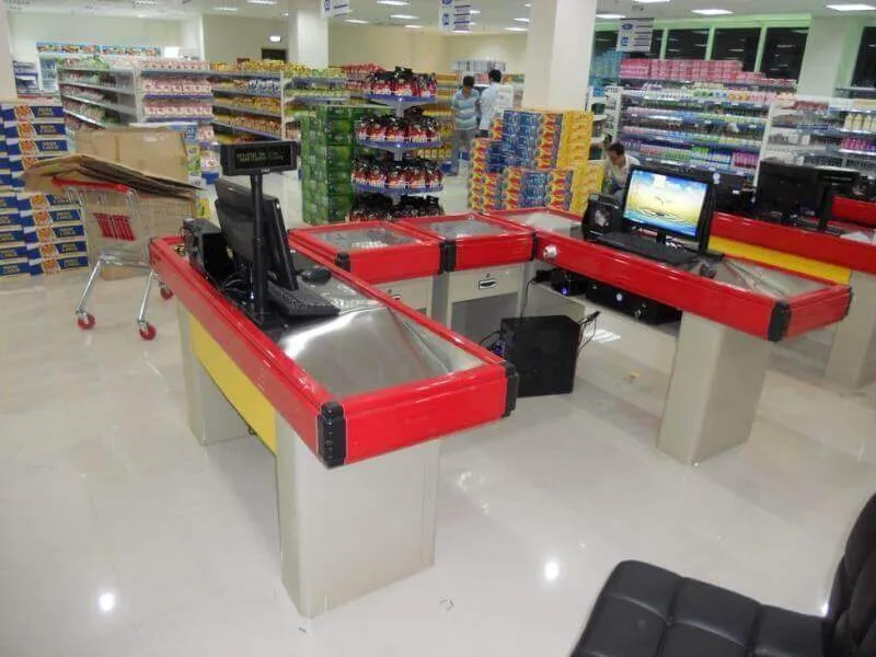 Quầy thu ngân siêu thị tối ưu công năng
