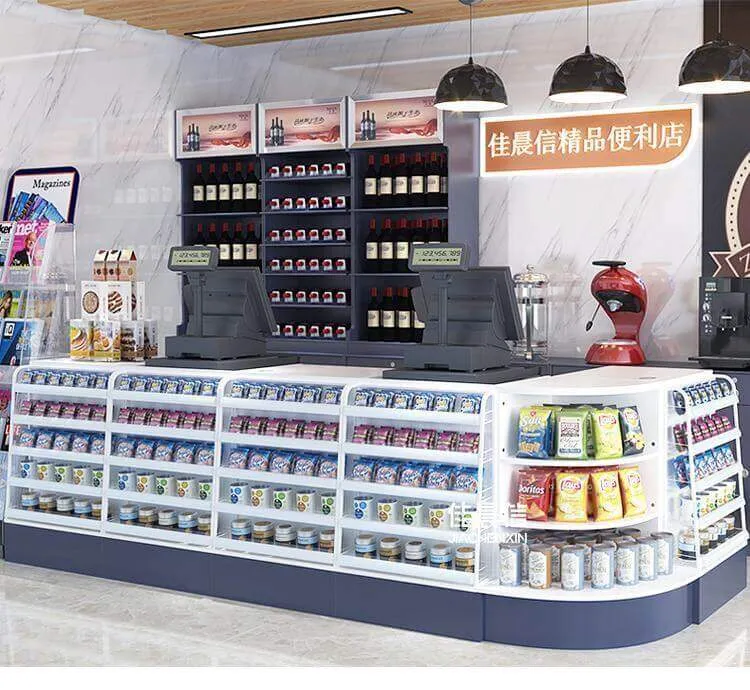 Quầy thu ngân siêu thị đặt vị trí hợp lý thuận tiện cho khách hàng