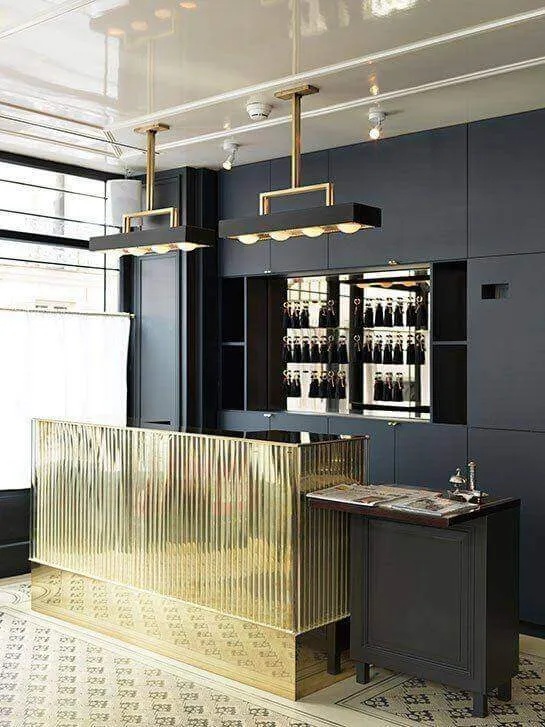 Quầy thu ngân phong cách tối giản