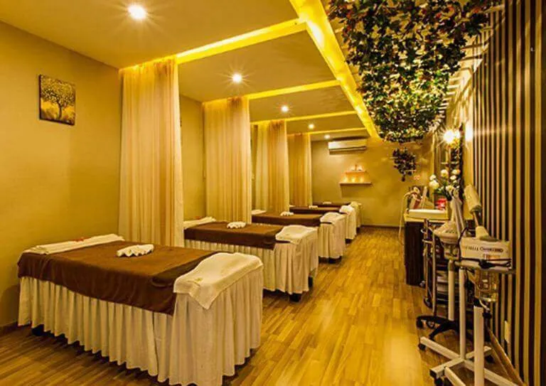 Thiết kế spa với cách bố trí nội thất hài hòa