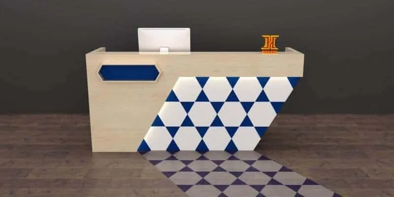 Phối màu sáng tạo trong thiết kế quầy thu ngân