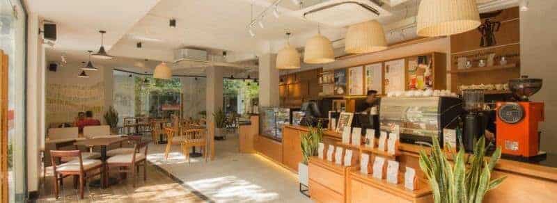 Thiết kế quầy pha chế coffee tỉ mỉ đến từng chi tiết, số đo