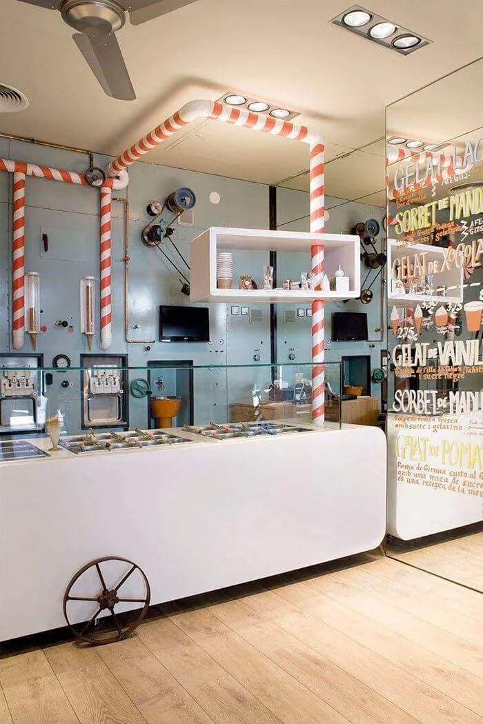 thiết kế quầy pha chế cafe đẹp