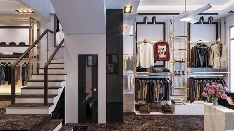 Thiết kế nội thất cửa hàng thời trang 04