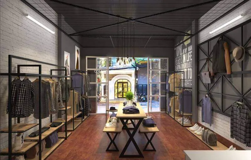 Thiết kế nội thất cửa hàng thời trang 03