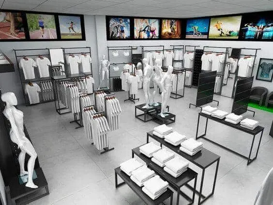 Thiết kế nội thất cửa hàng quần áo