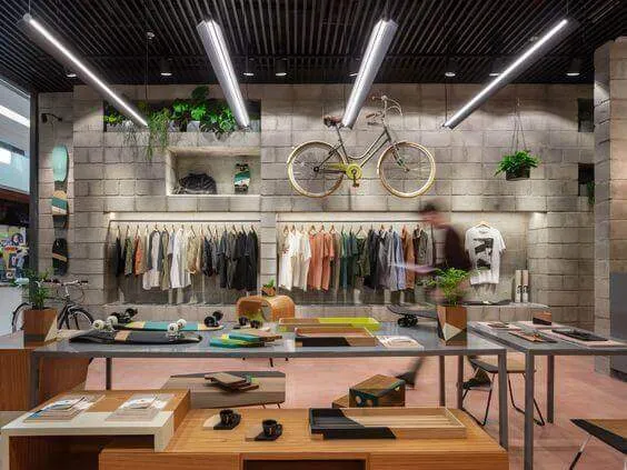 Thiết kế nội thất cửa hàng quần áo