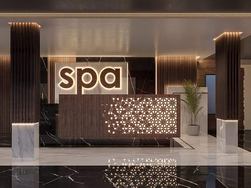 Báo giá thiết kế spa - BLUECONS