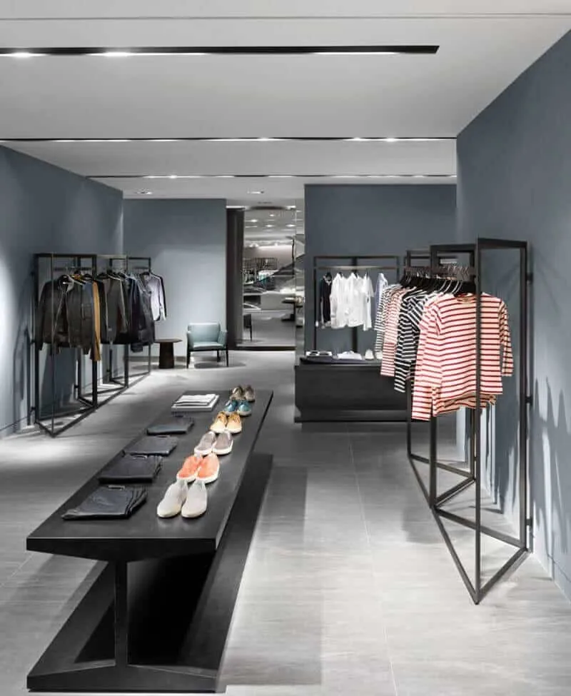 Thiết kế cửa hàng quần áo nam 01