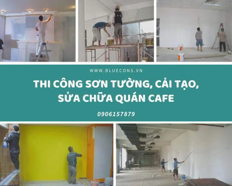 Sửa chữa quán cafe