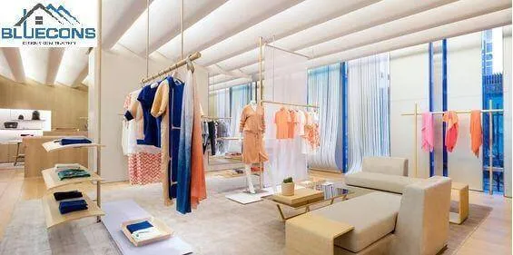 Màu sắc thiết kế nội thất của shop quần áo