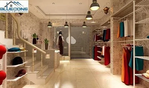 Shop thời trang với thiết kế đơn giản và trang trí nội thất đẹp