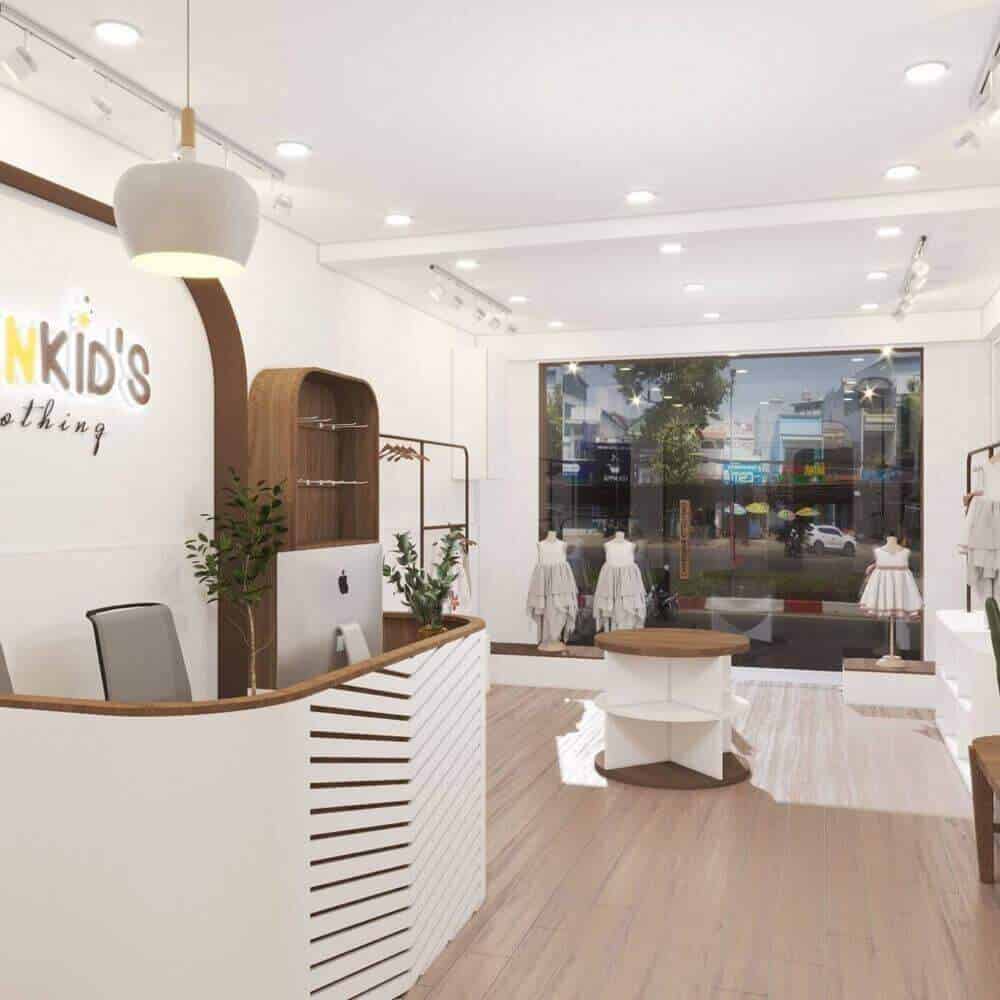 thiết kế shop thời trang trẻ em 05