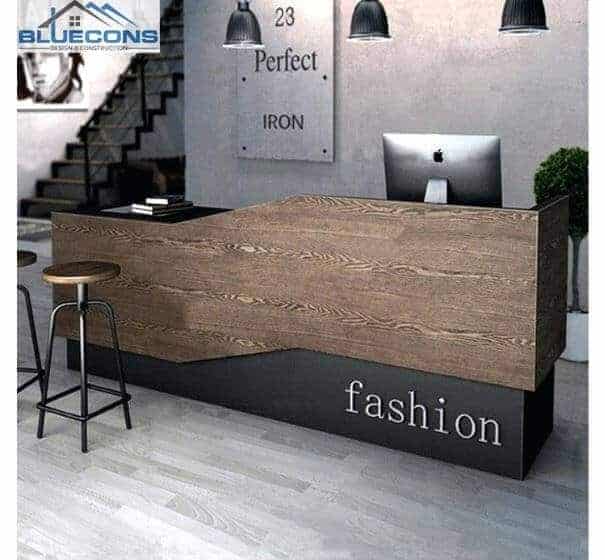 Nội thất quầy lễ tân cho không gian thiết kế shop đẹp