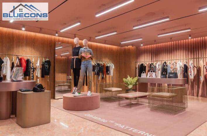 Màu sắc chủ đạo cho thiết kế shop đẹp, tạo nên sự thu hút