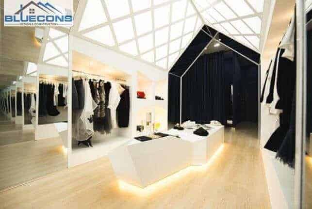 Không gian phòng thay đồ của một thiết kế shop đẹp