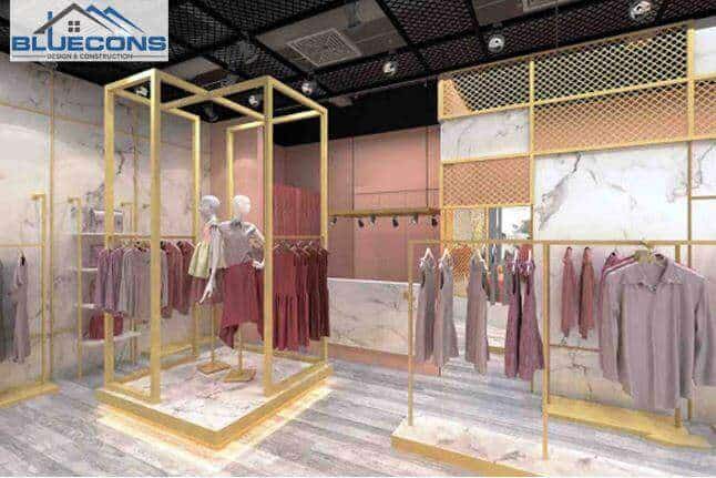 Bố cục nội thất của một thiết kế shop đẹp, thời thượng