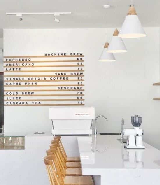 Setup quầy cafe 05