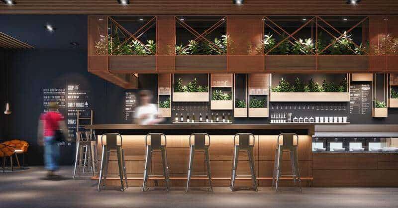 Setup quầy cafe 04