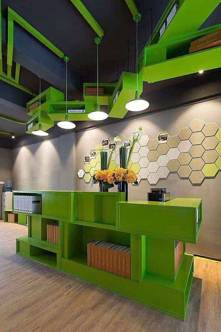 Quầy lễ tân phòng gym