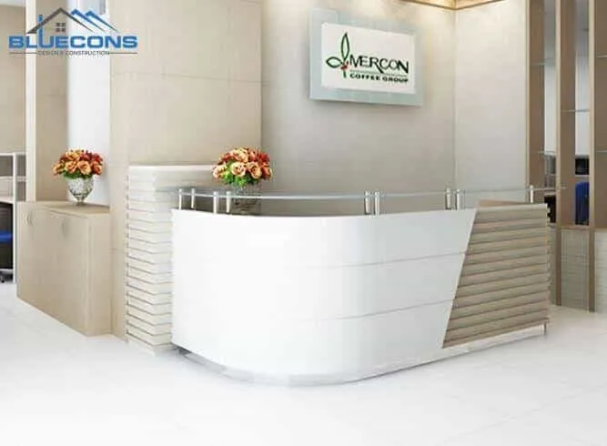 4 mẫu thiết kế quầy lễ tân đẹp vạn người mê năm 2021