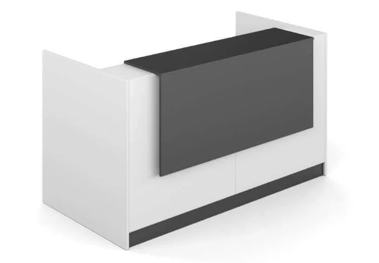 Quầy màu trắng tối giản