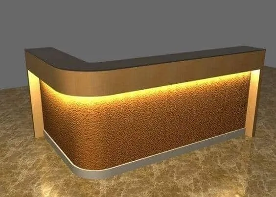 Quầy tân thiết kế dùng vật liệu đá