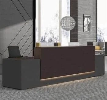 Quầy lễ tân gỗ MDF