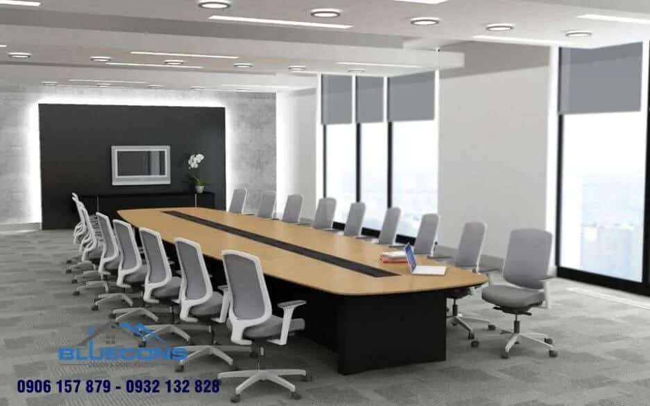 Kích thước bàn họp 15 - 20 người