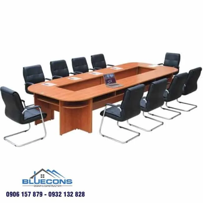 Bàn họp 10 ghế - điểm nhấn ấn tượng cho không gian văn phòng