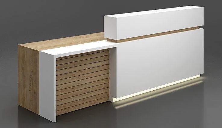 Mẫu thiết kế quầy lễ tân đơn cơ bản