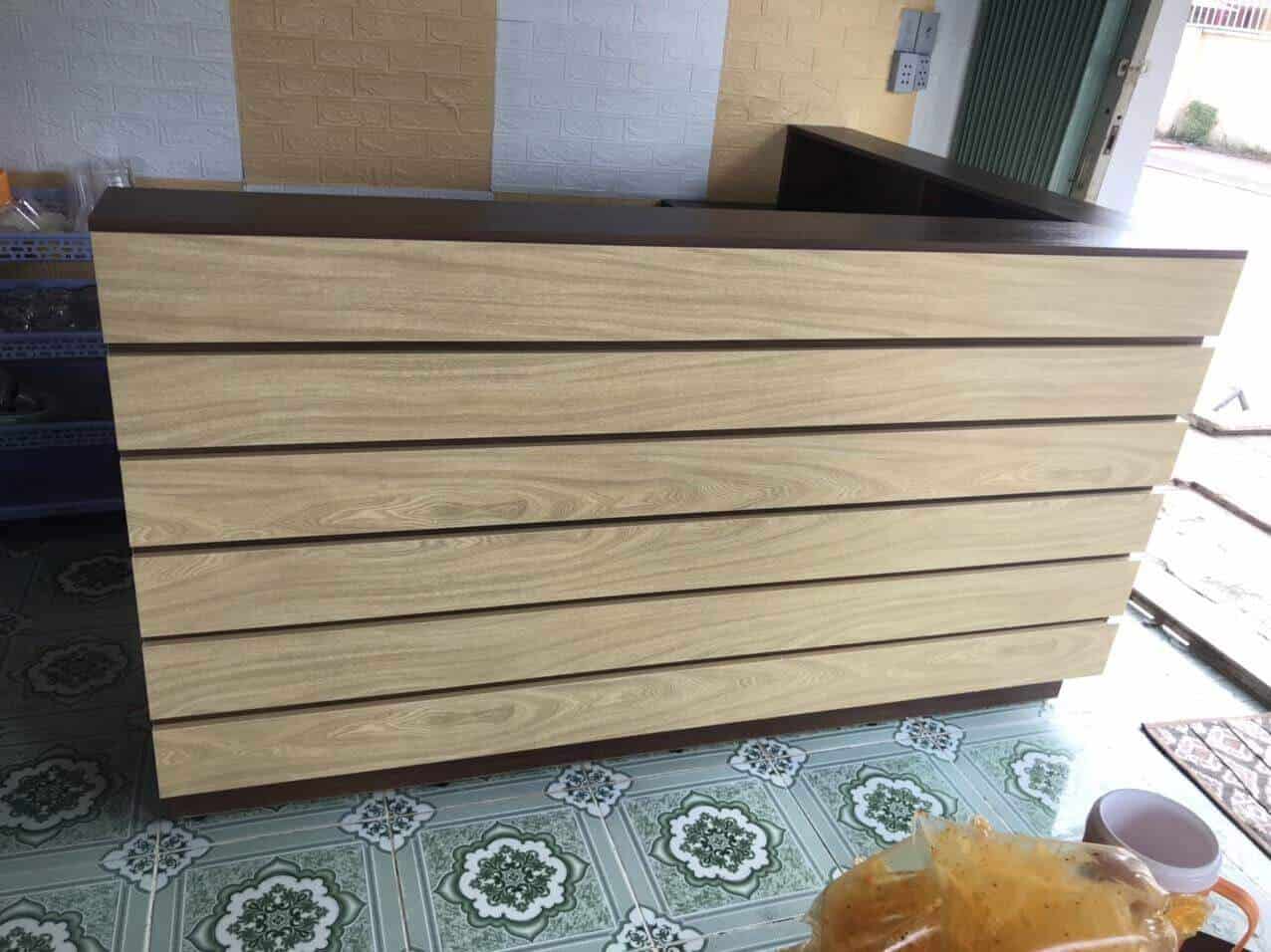 3 mẫu quầy lễ tân nhà hàng chất lượng của Bluecons