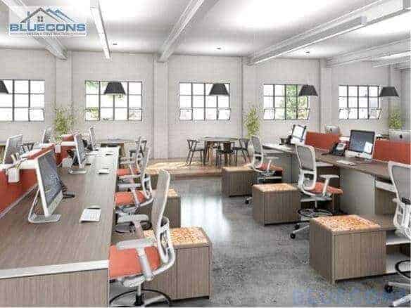 Quầy thu ngân chữ L acrylic giúp làm nổi bật không gian nội thất