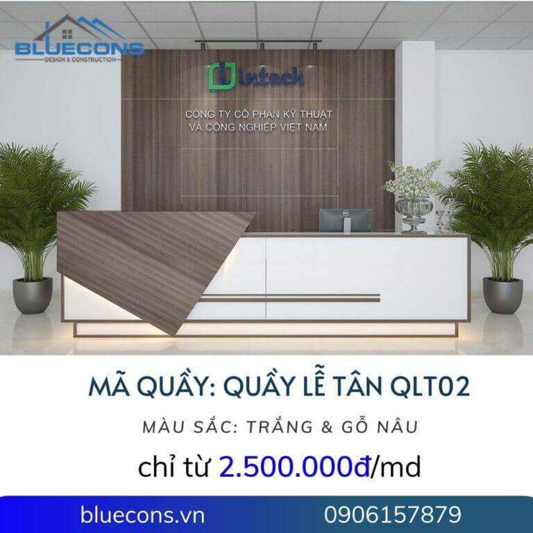 Bàn quầy lễ tân QLT02