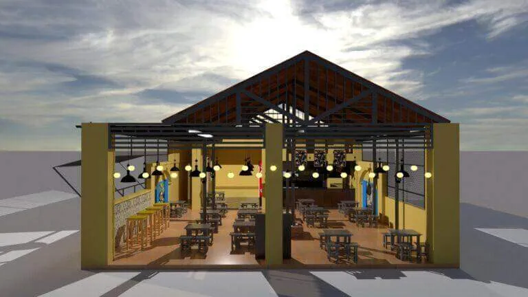 Thiet ke 3d quan cafe mau moi dep 1