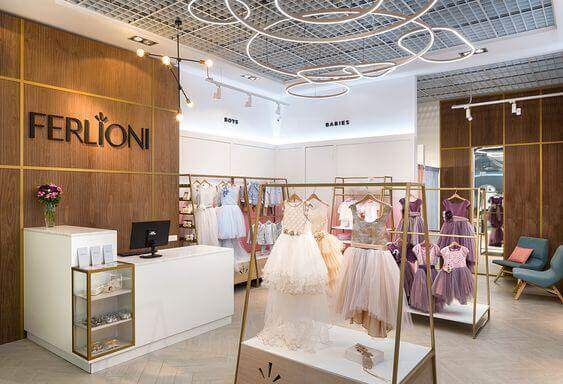Mẫu thiết kế nội thất shop quần áo trẻ em đẹp và cuốn hút