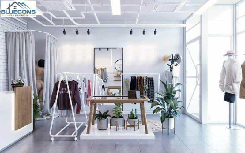 Thiết kế shop quần áo đơn giản
