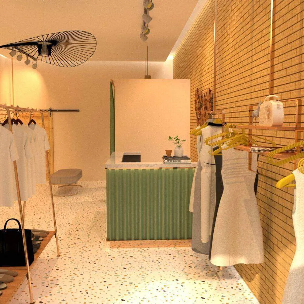 Thiết kế shop thời trang nhỏ