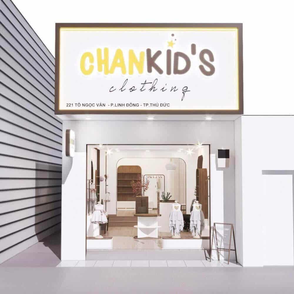 Thiết kế shop thời trang trẻ em đẹp