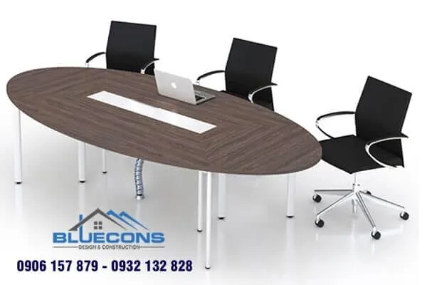 Sở hữu bàn họp elip văn phòng mang lại sự hiện đại, tiện nghi