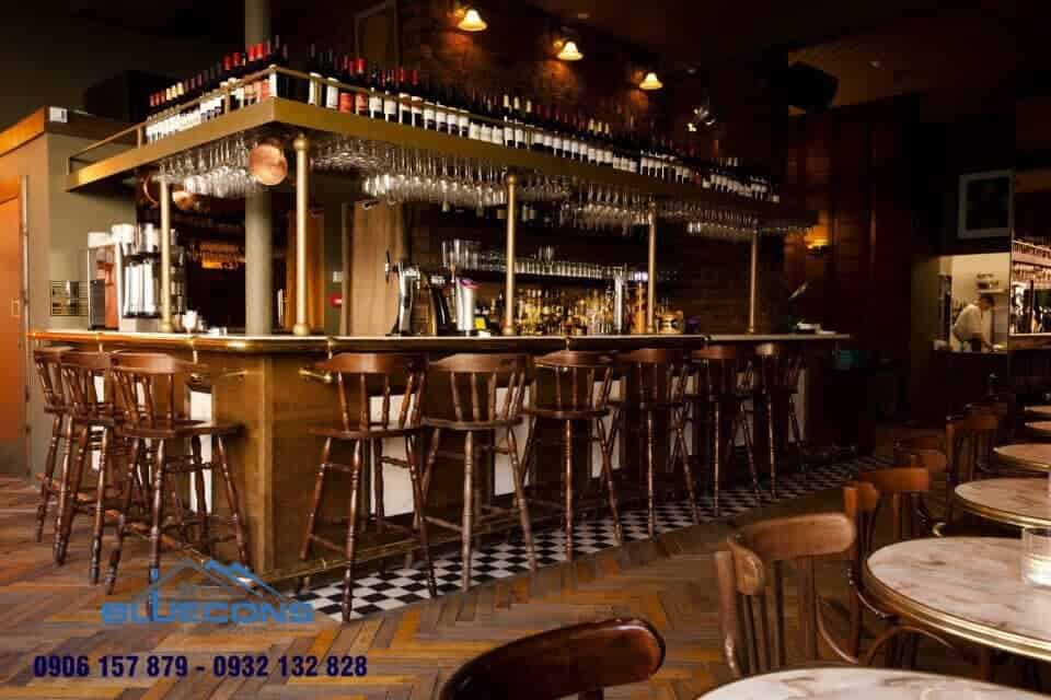 Quầy thu ngân quán cafe 7 Quầy thu ngân chữ L mang ngày càng đa dạng trong thiết kế